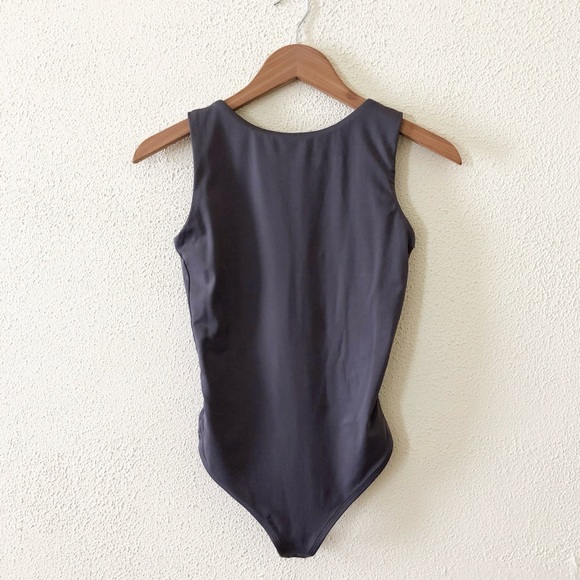 ALIX NYC High Neck Low Back Thong Bodysuit S - Picture 1 of 4